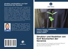 Struktur und Reaktion von fünf Baumarten der Savanne kitap kapağı