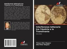 Portada del libro de Interferenze letterarie tra l’Austria e la Transilvania