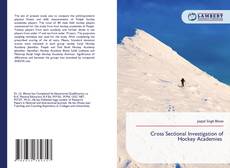 Capa do livro de Cross Sectional Investigation of Hockey Academies 