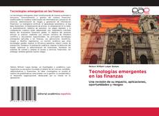 Portada del libro de Tecnologías emergentes en las finanzas