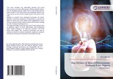 Couverture de Key Drivers of Board Effectiveness: Evidence from Nigeria