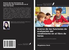 Buchcover von Acerca de las funciones de evaluación del rendimiento en el libro de horas