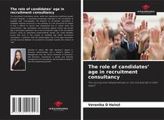 Buchcover von The role of candidates’ age in recruitment consultancy