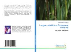 Capa do livro de Langue, mistère et fondement de la vie 