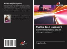 Capa do livro de Qualità degli insegnanti 