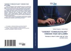Buchcover von “AXBOROT TEXNOLOGIYALARI” FANIDAN O‘QUV QO‘LLANMA