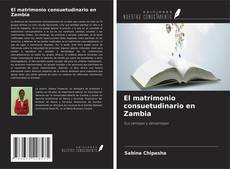Buchcover von El matrimonio consuetudinario en Zambia