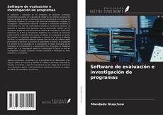 Portada del libro de Software de evaluación e investigación de programas