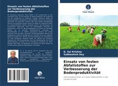 Einsatz von festen Abfallstoffen zur Verbesserung der Bodenproduktivität的封面