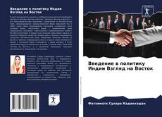 Copertina di Введение в политику Индии Взгляд на Восток