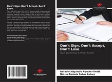 Borítókép a  Don't Sign, Don't Accept, Don't Lose - hoz