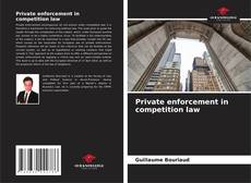 Обложка Private enforcement in competition law