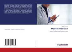 Bookcover of Modern medicine