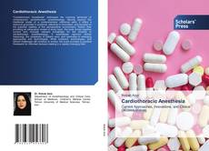Cardiothoracic Anesthesia的封面