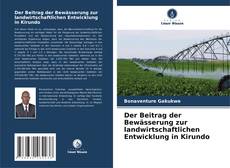 Portada del libro de Der Beitrag der Bewässerung zur landwirtschaftlichen Entwicklung in Kirundo