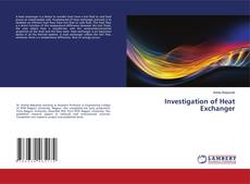 Buchcover von Investigation of Heat Exchanger