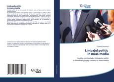 Обложка Limbajul politic in mass-media