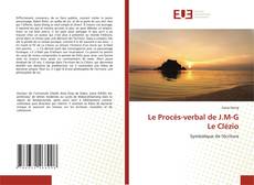 Portada del libro de Le Procès-verbal de J.M-G Le Clézio
