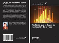 Buchcover von Factores que influyen en la elección de la ropa