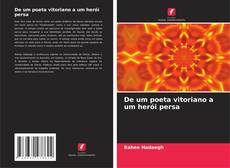 Couverture de De um poeta vitoriano a um herói persa