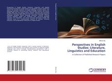 Bookcover of Perspectives in English Studies: Literature, Linguistics and Education