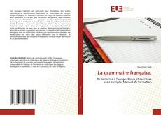 Buchcover von La grammaire française: