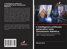 Capa do livro de L'intelligenza artificiale generativa nella simulazione didattica 