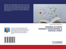 Обложка PADMINI IN GIRISH KARNAD'S HAYAVADANA A CRITICAL STUDY