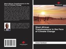 Couverture de West African Transhumance in the Face of Climate Change