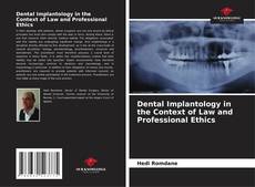 Capa do livro de Dental Implantology in the Context of Law and Professional Ethics 
