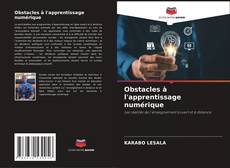 Borítókép a  Obstacles à l'apprentissage numérique - hoz