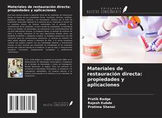 Copertina di Materiales de restauración directa: propiedades y aplicaciones