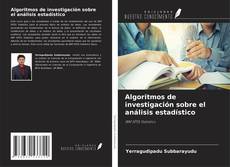 Capa do livro de Algoritmos de investigación sobre el análisis estadístico 