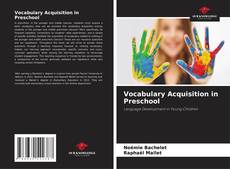 Buchcover von Vocabulary Acquisition in Preschool