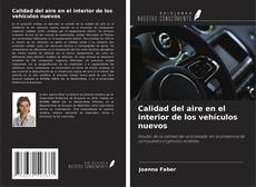 Buchcover von Calidad del aire en el interior de los vehículos nuevos