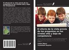 Couverture de El efecto de la vista previa de las preguntas en los niveles alto y bajo de competencia