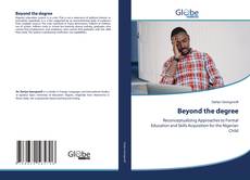 Обложка Beyond the degree