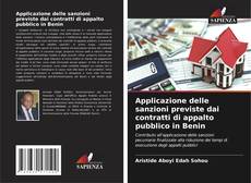 Portada del libro de Applicazione delle sanzioni previste dai contratti di appalto pubblico in Benin