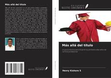 Bookcover of Más allá del título