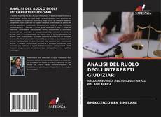 Portada del libro de ANALISI DEL RUOLO DEGLI INTERPRETI GIUDIZIARI