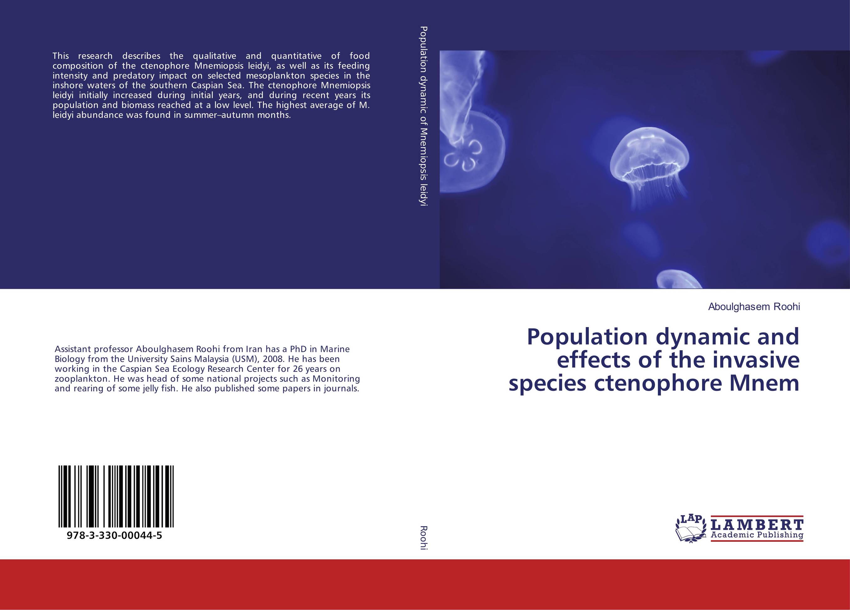Population dynamic and effects of the invasive species ctenophore Mnem..