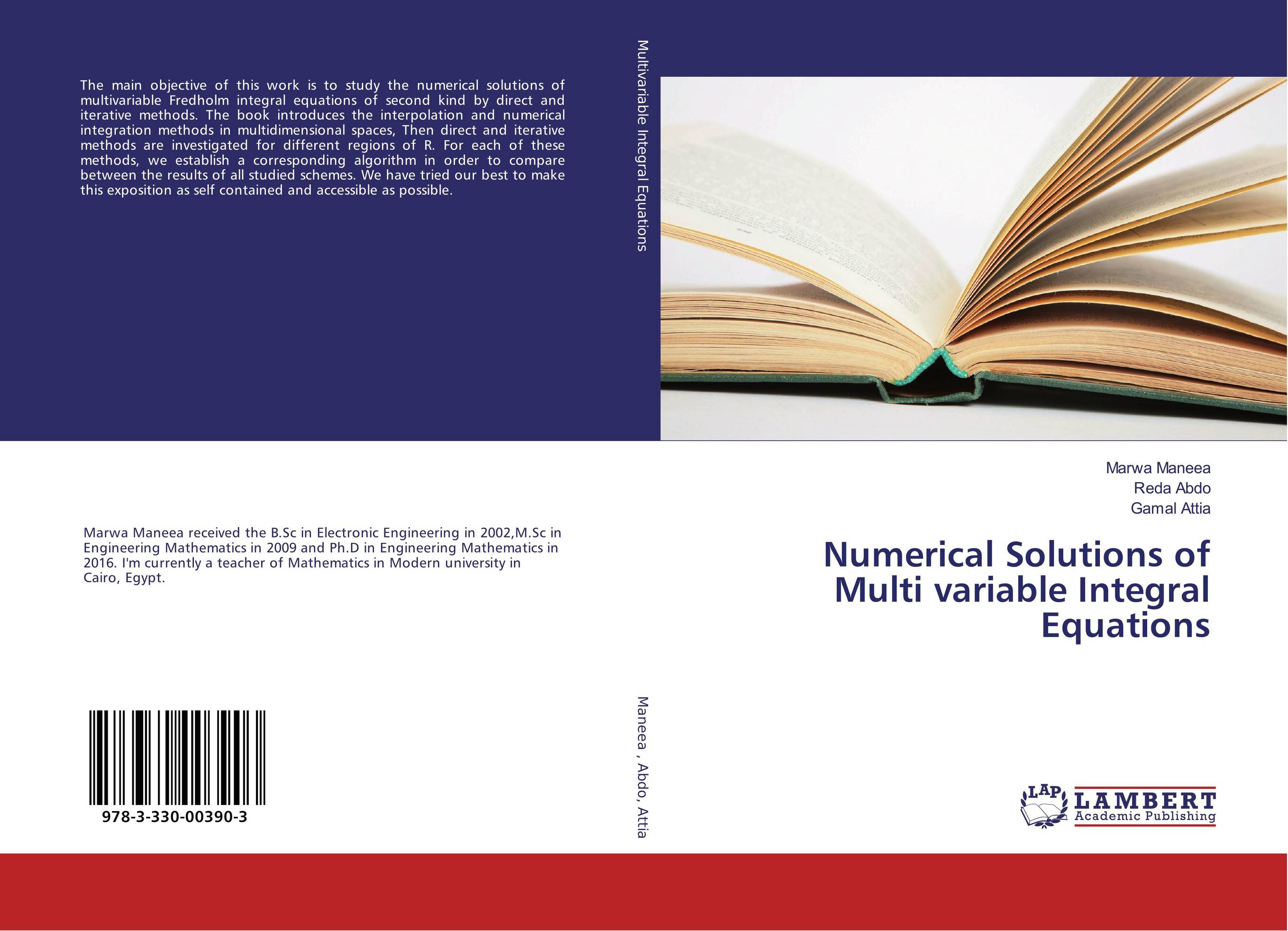 Numerical Solutions of Multi variable Integral Equations..