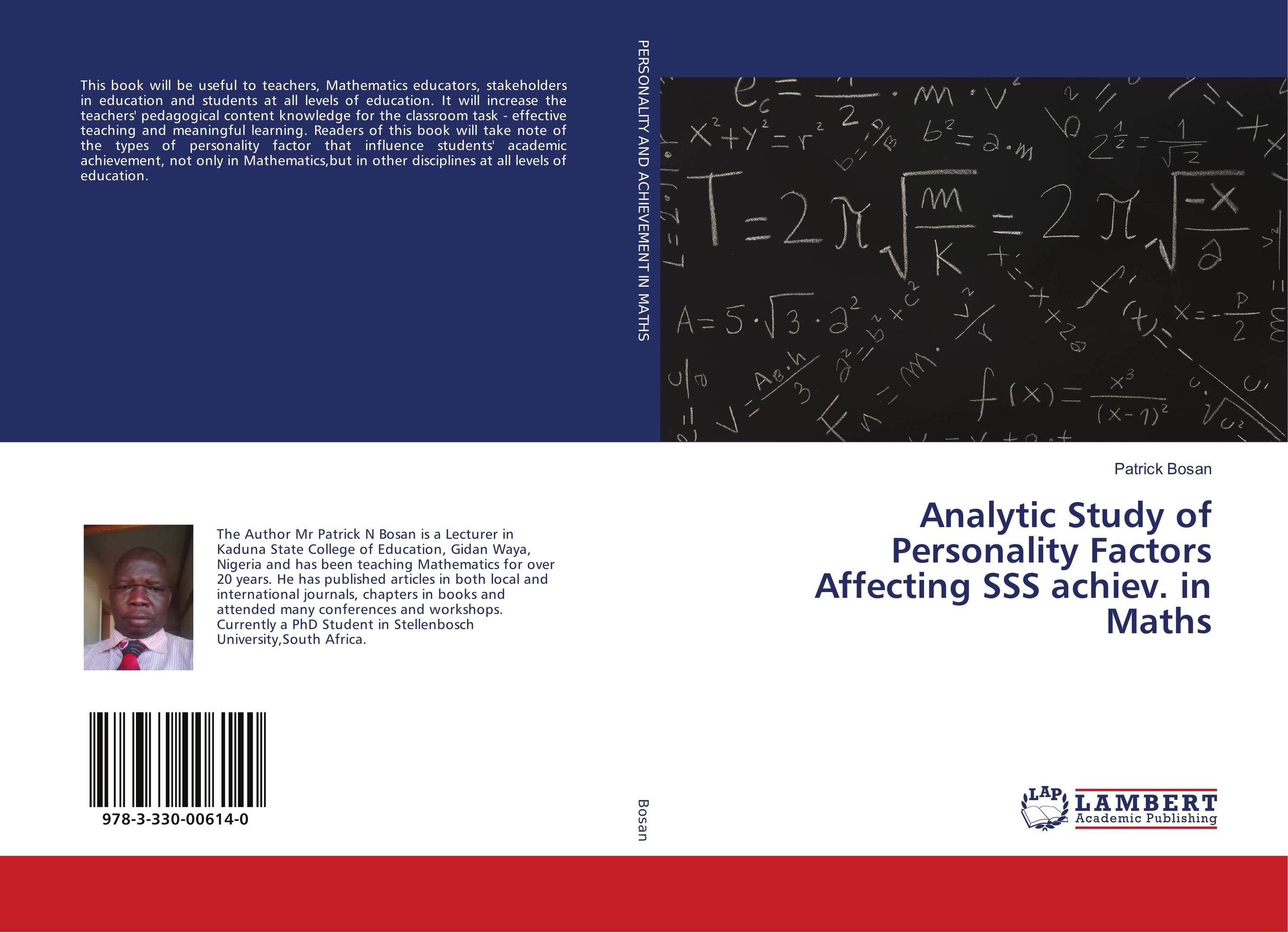 Analytic Study of Personality Factors Affecting SSS achiev. in Maths..