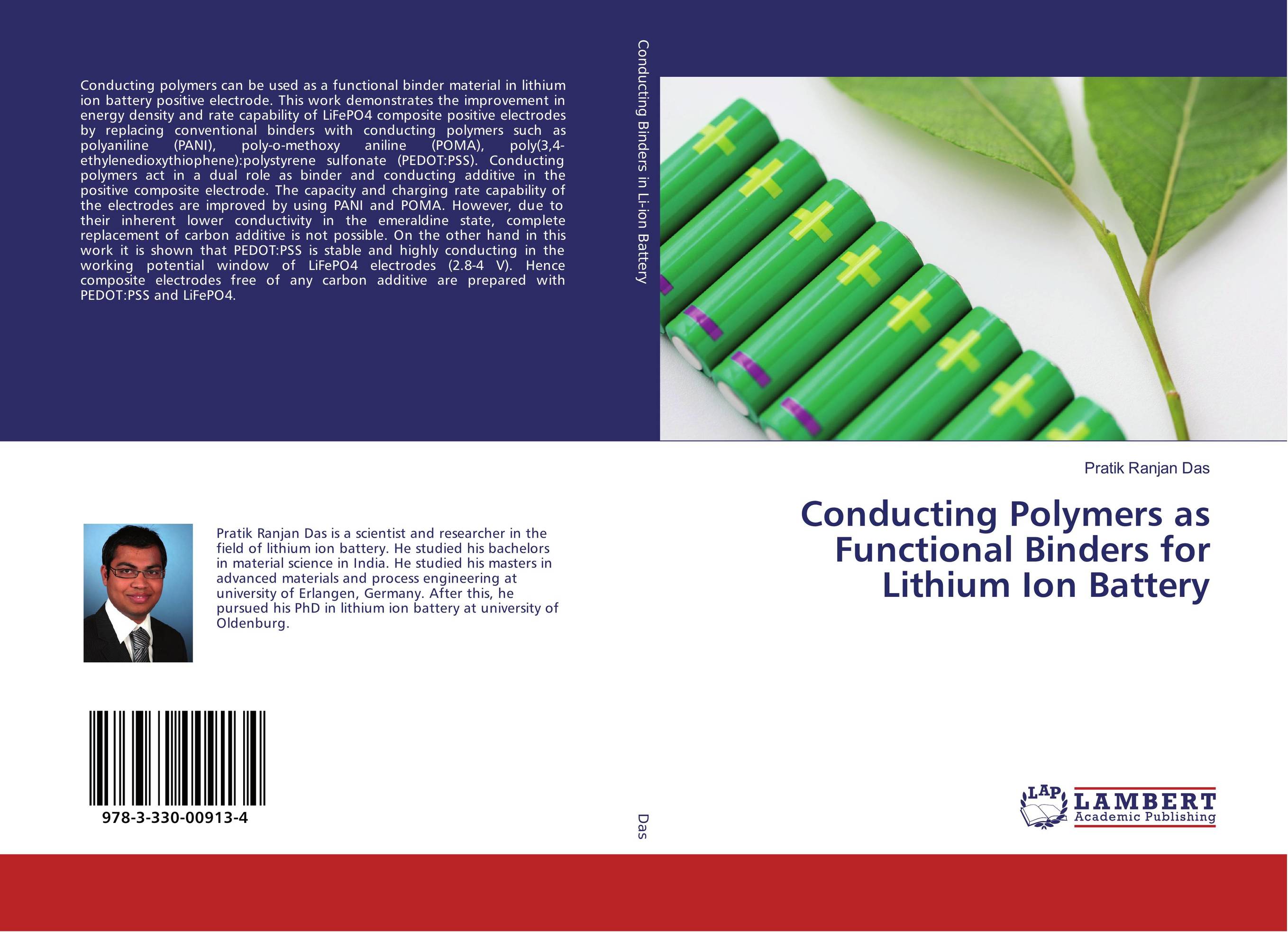 Conducting Polymers as Functional Binders for Lithium Ion Battery..