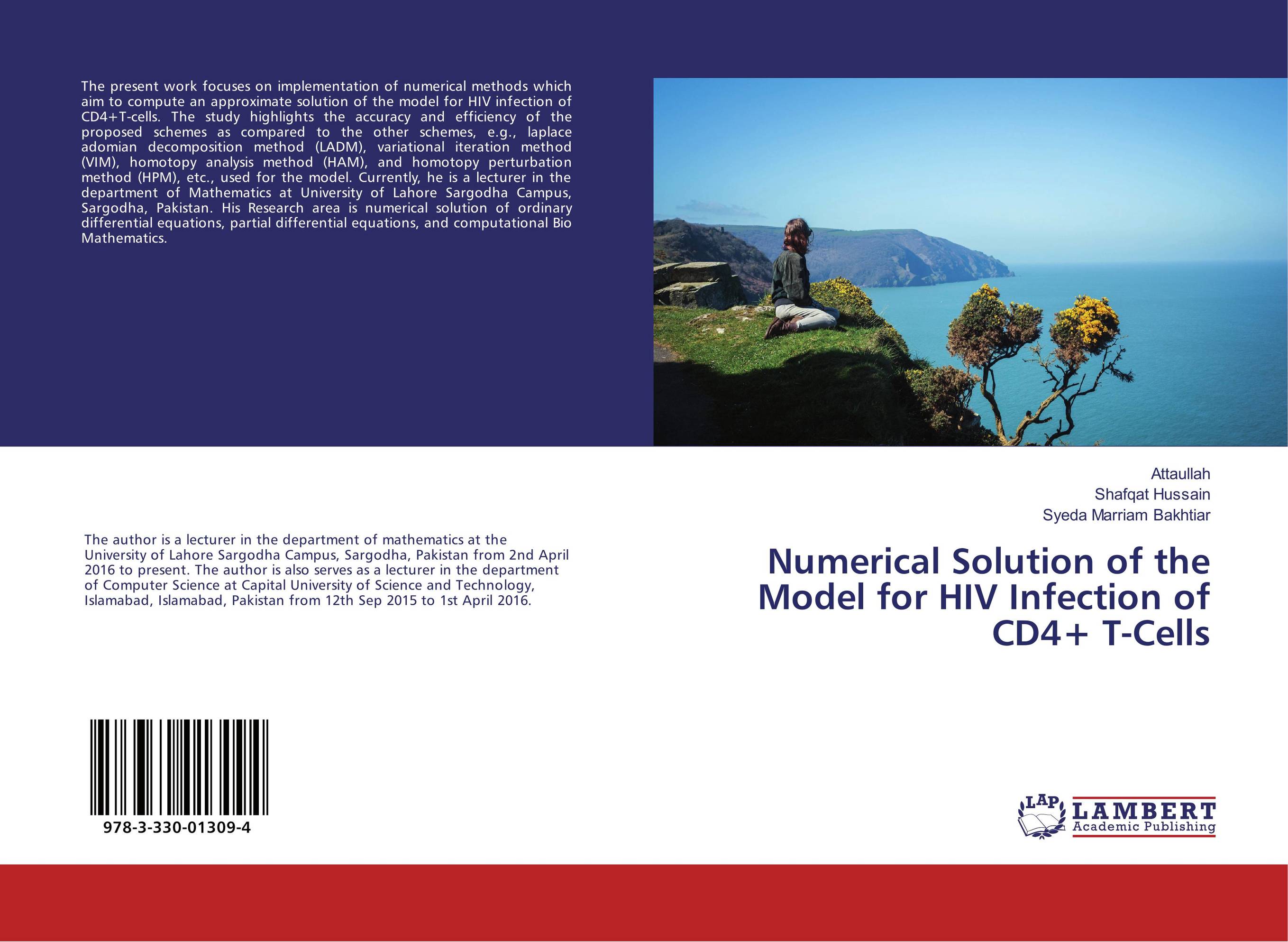 Numerical Solution of the Model for HIV Infection of CD4+ T-Cells..