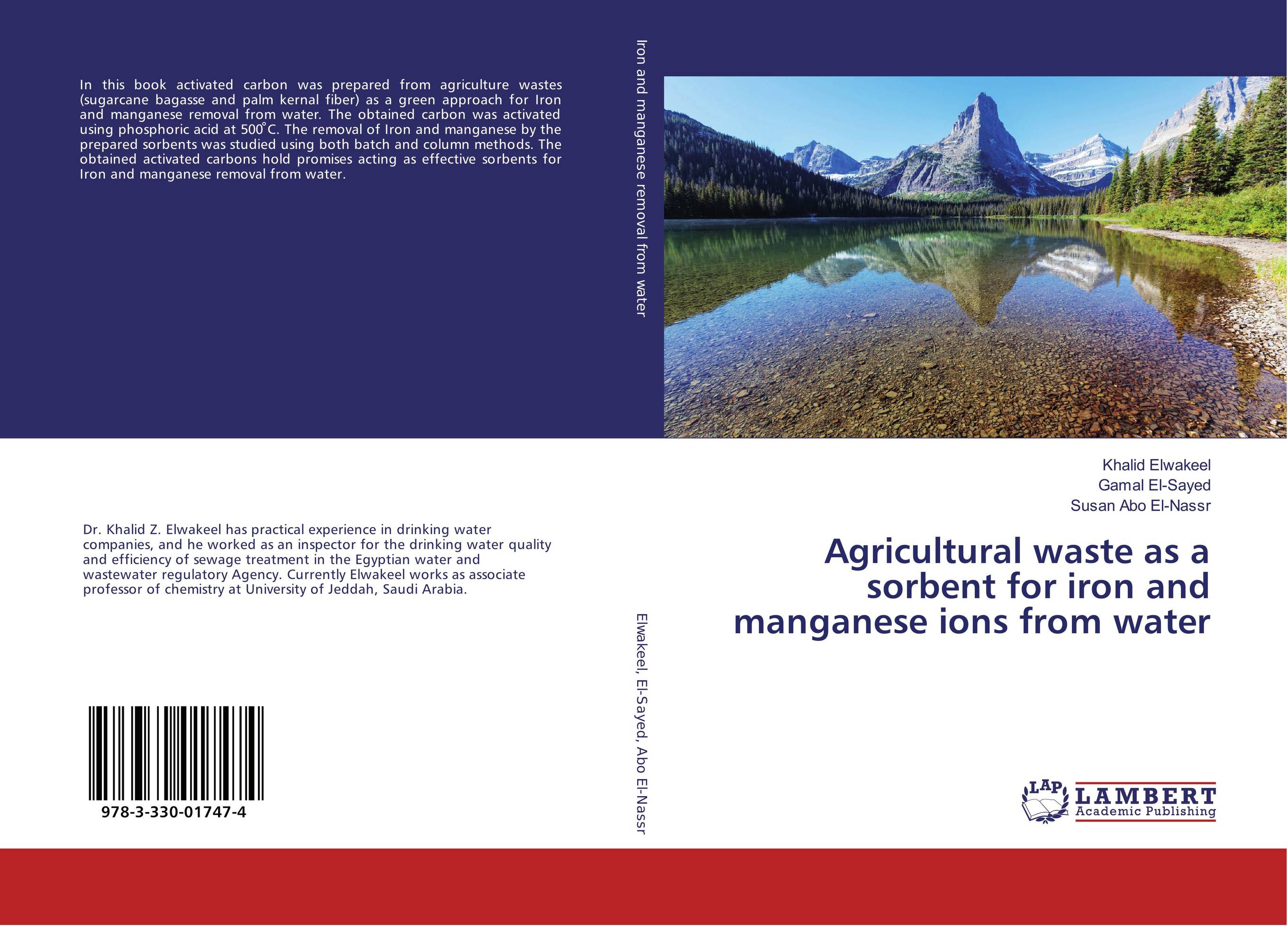 Agricultural waste as a sorbent for iron and manganese ions from water..