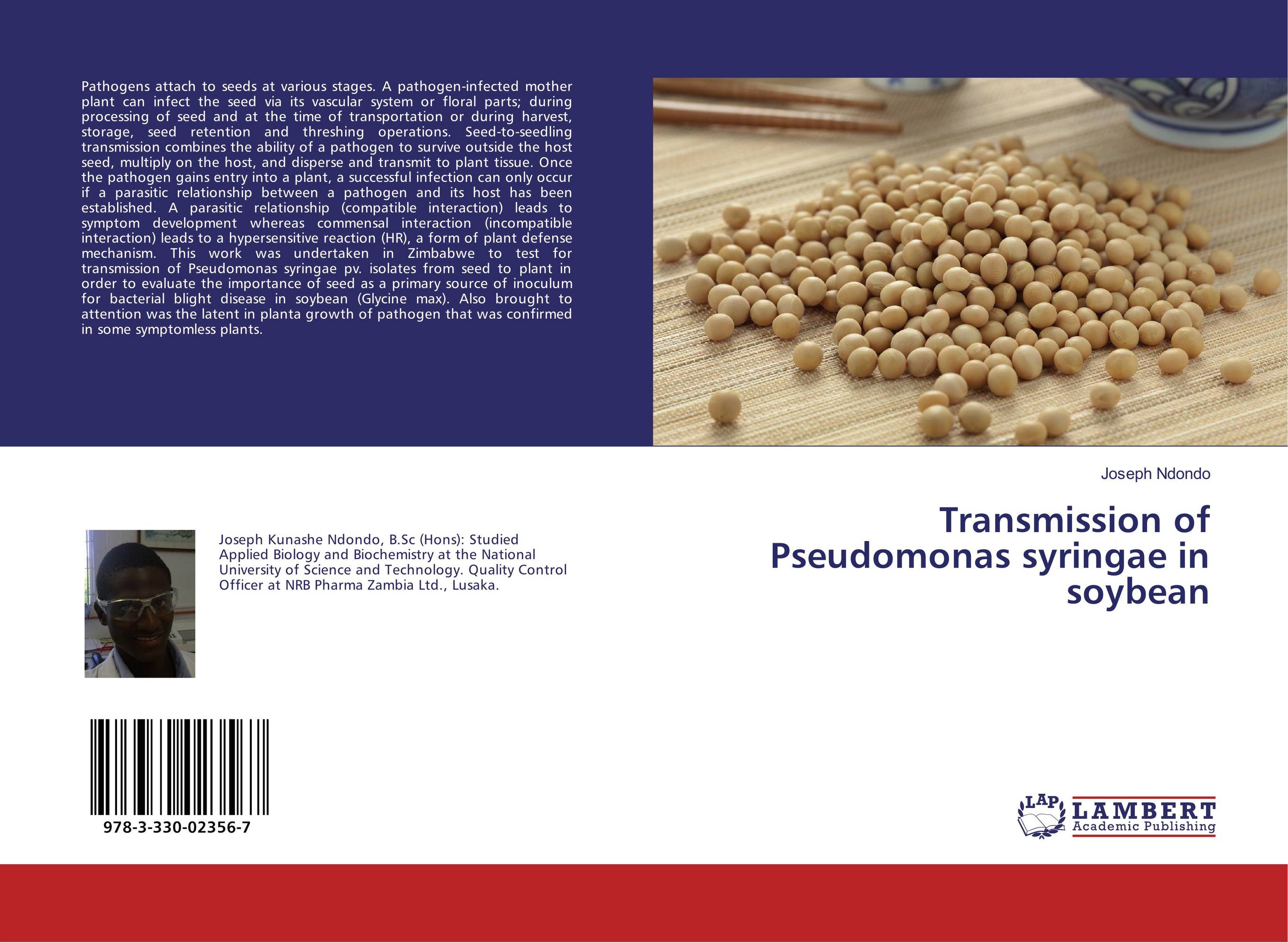 Transmission of Pseudomonas syringae in soybean..