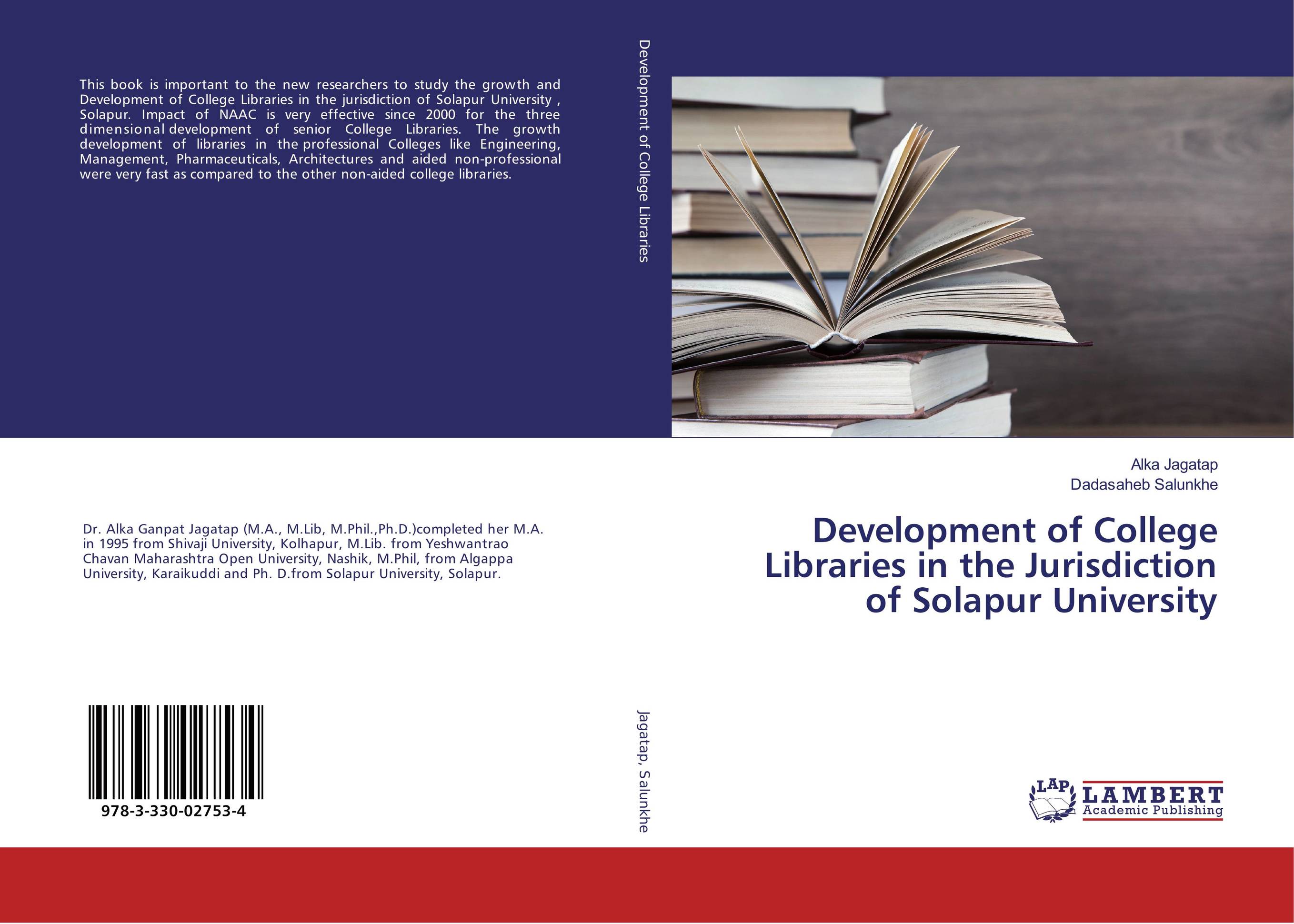 9783330027534 Development of College Libraries in the Jurisdictiur University 9783330027534 Development of College Libraries in the Jurisdictiur University