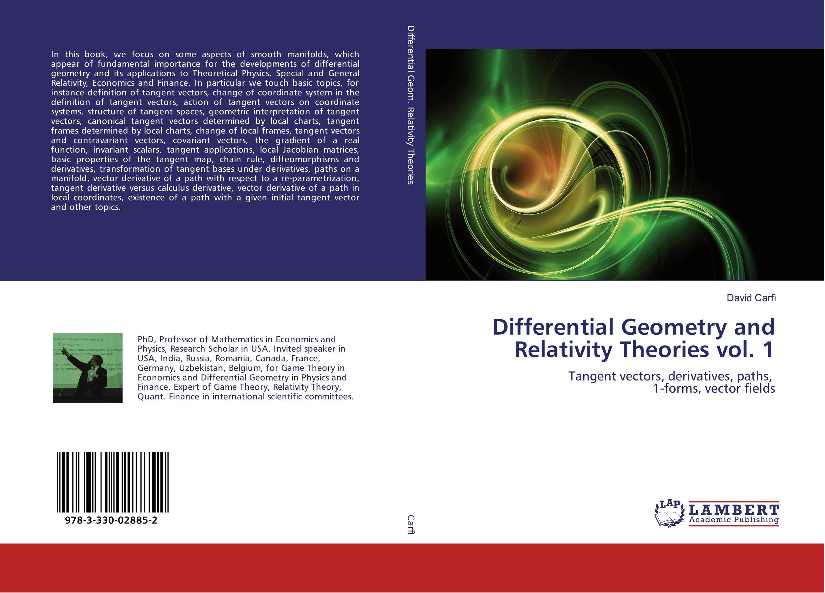 Differential Geometry and Relativity Theories vol. 1. Tangent vectors, derivatives, paths, 1-forms, vector fields.