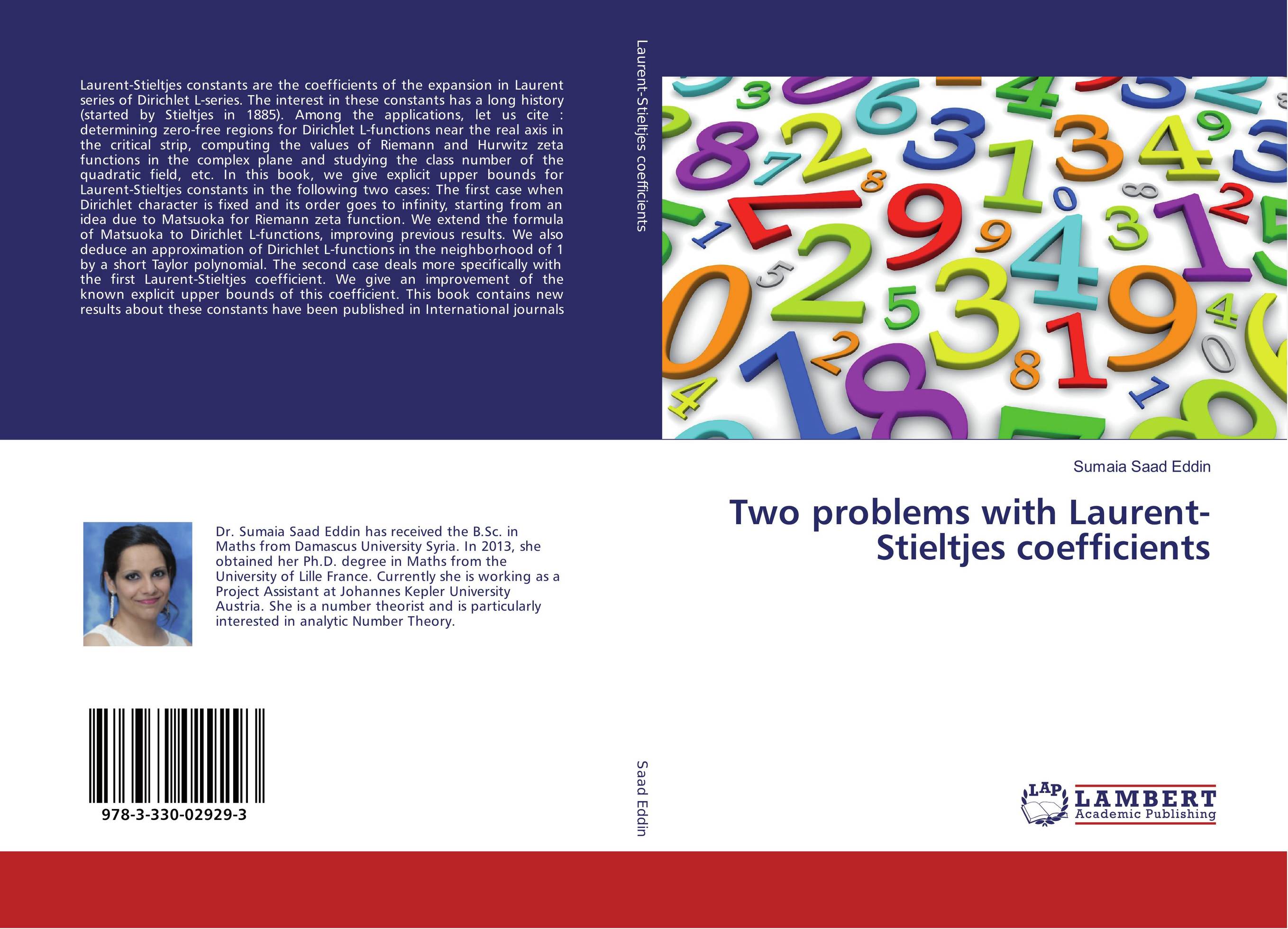 Two problems with Laurent-Stieltjes coefficients..